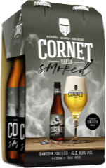 Cornet Smoked 4pack met 4 flesjes van 33cl